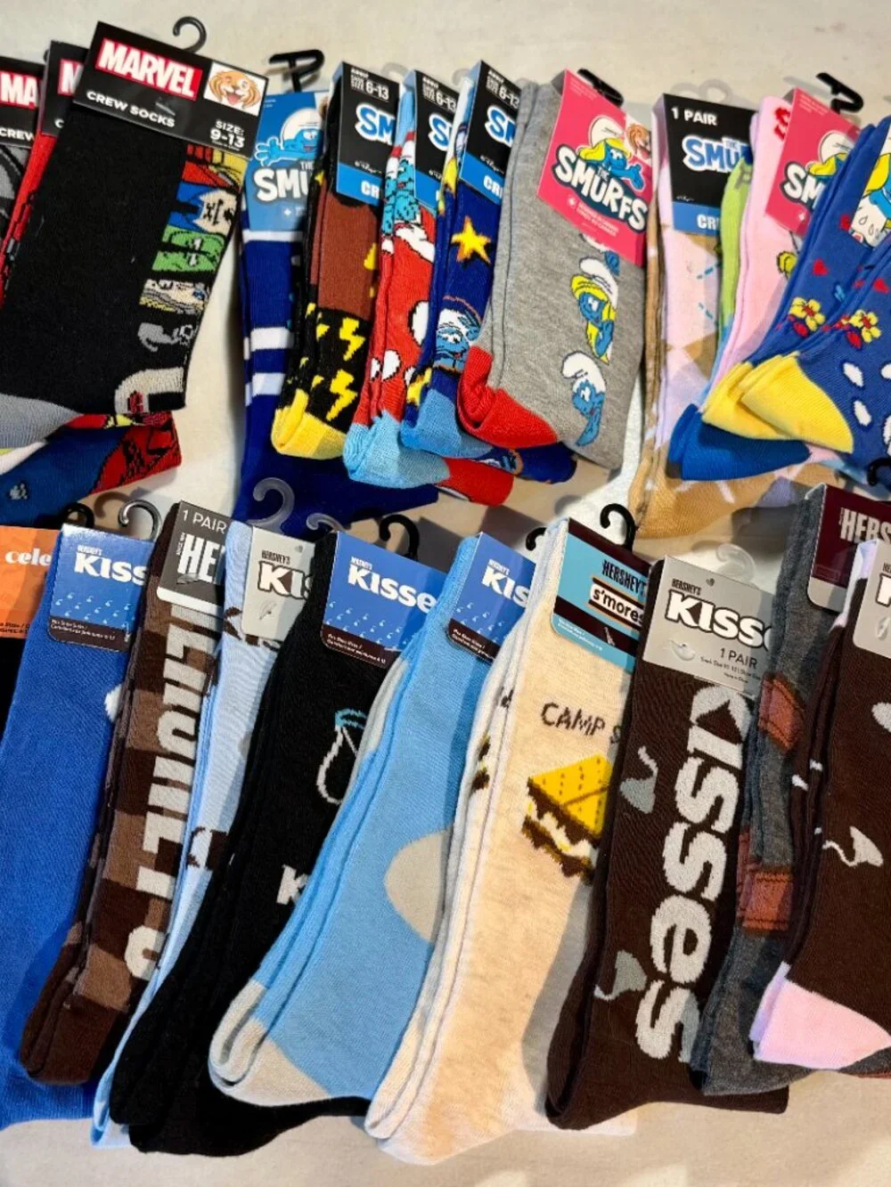 5 Pairs Mountain Dew Novelty Crew Socks Size 6-12/13 OSFM